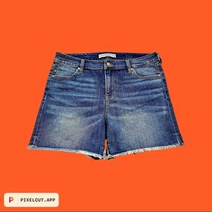 Liverpool Vickie Frayed Hem Short